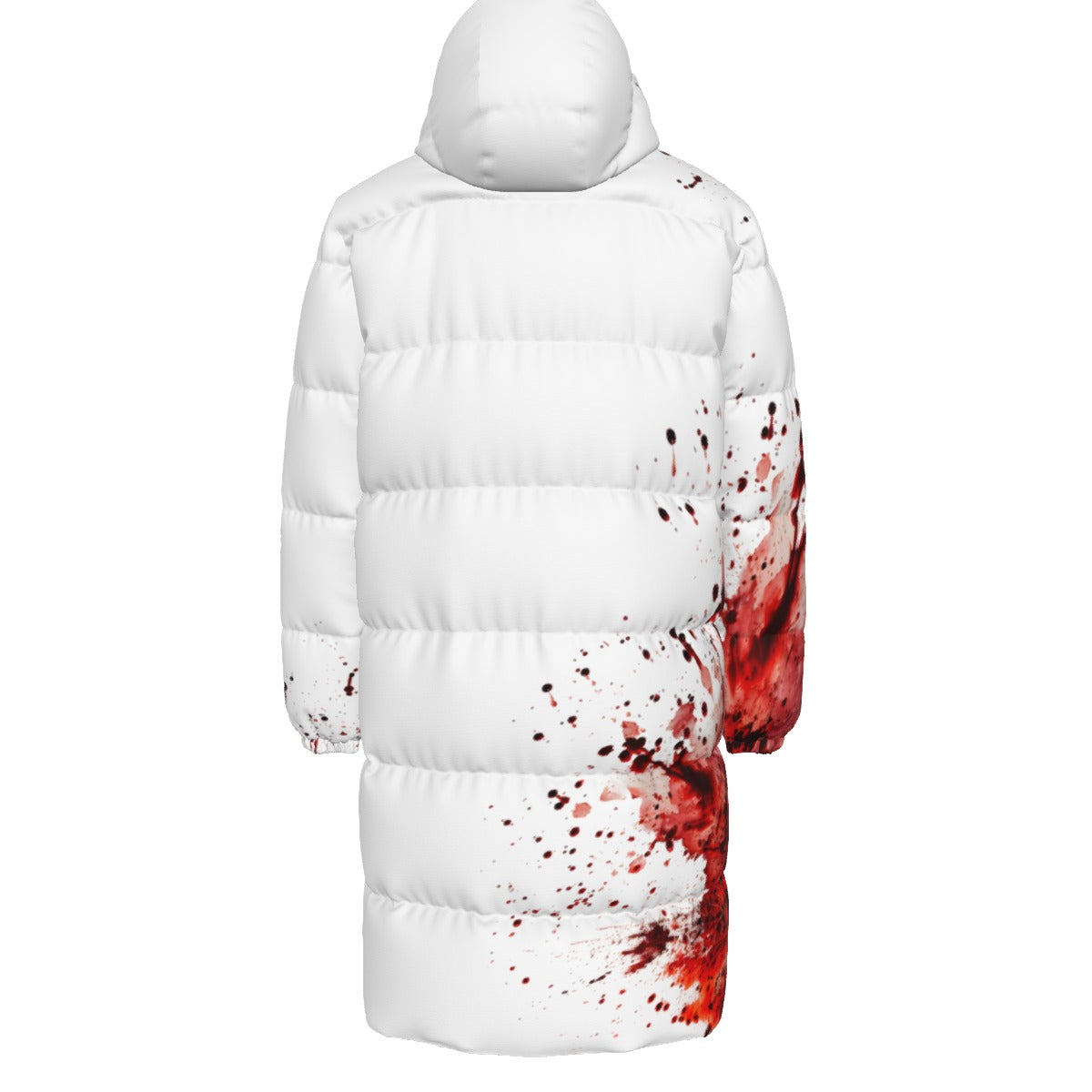 Ripper - Splatter Stain Unisex Long Down Jacket