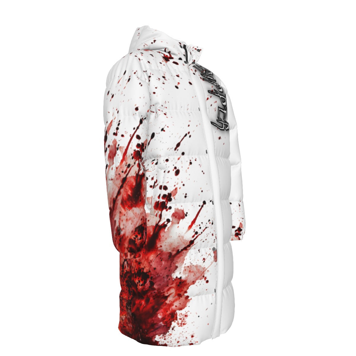 Ripper - Splatter Stain Unisex Long Down Jacket