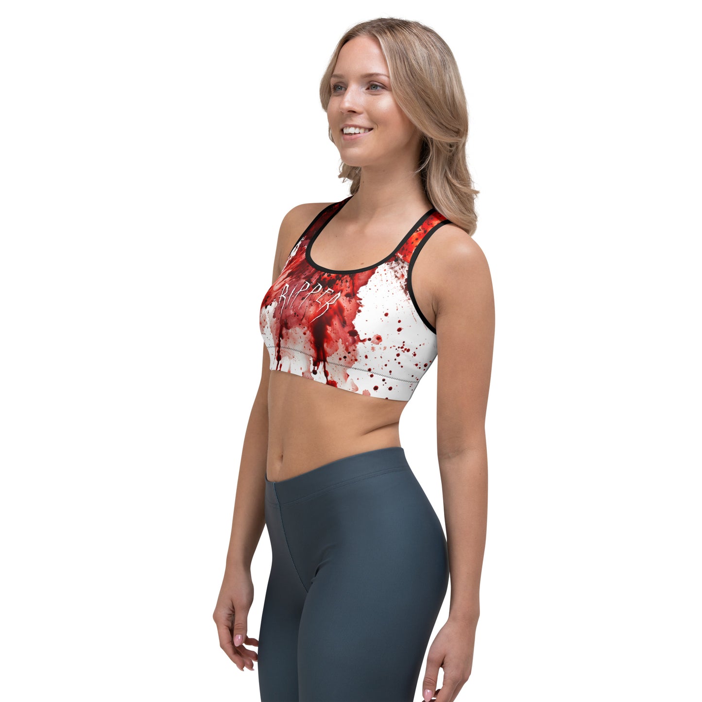 Ripper - Splatter Stain Sports Bra