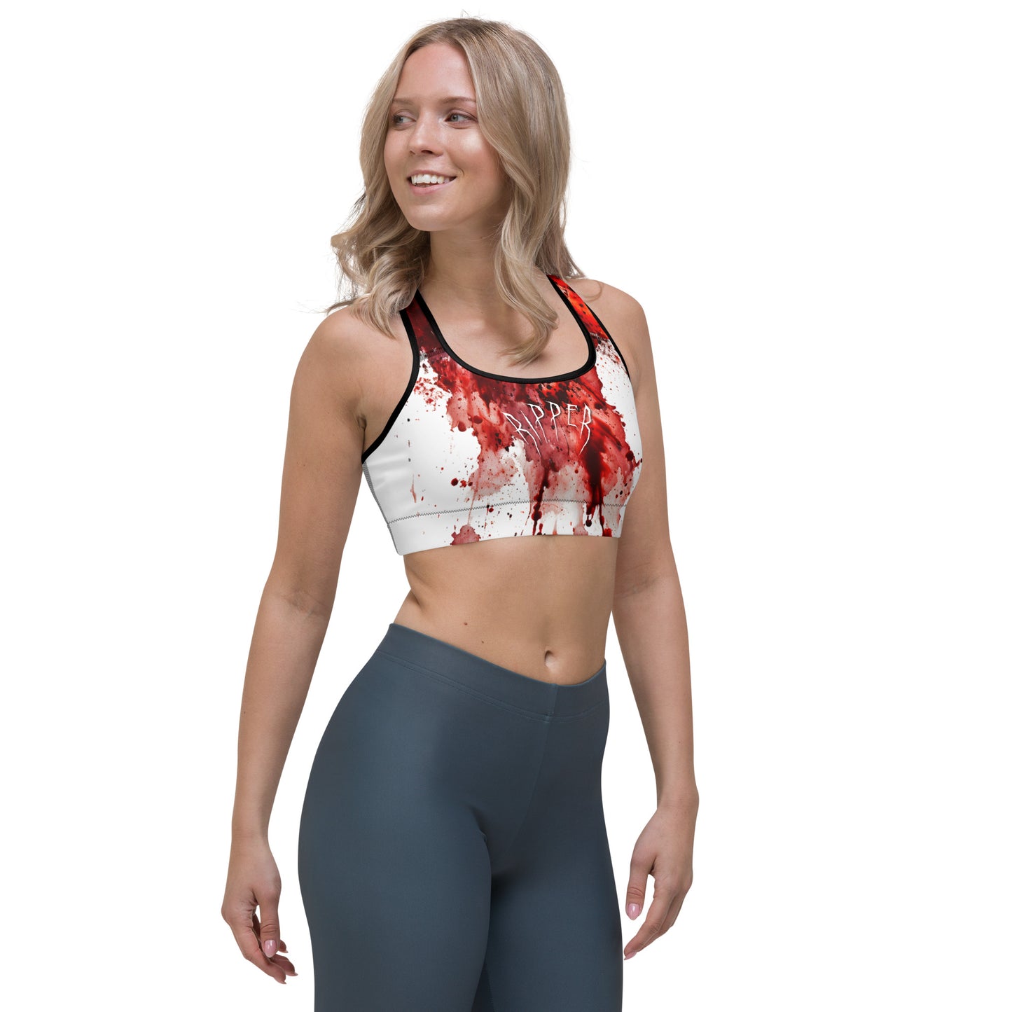 Ripper - Splatter Stain Sports Bra