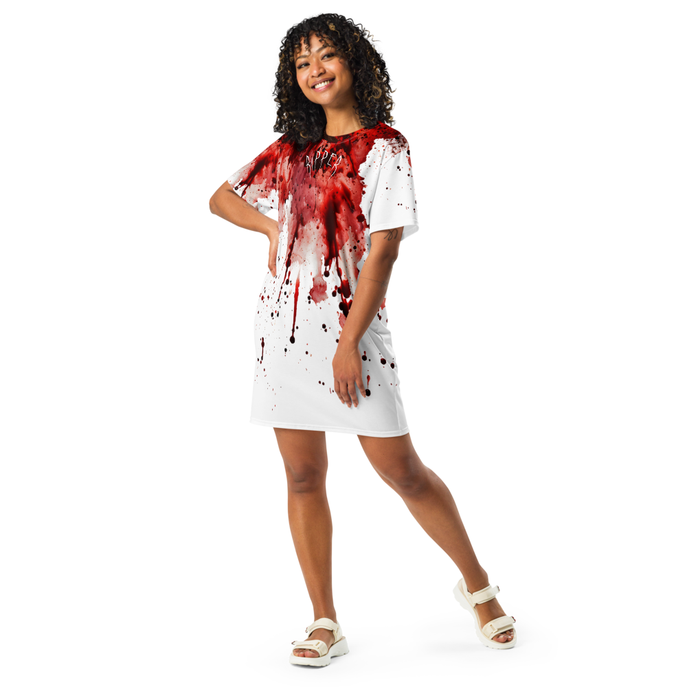 Ripper - Splatter Stain T-Shirt Dress