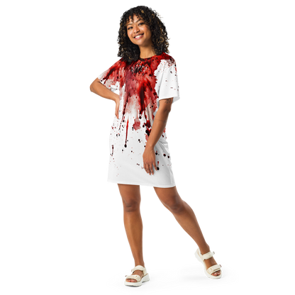 Ripper - Splatter Stain T-Shirt Dress