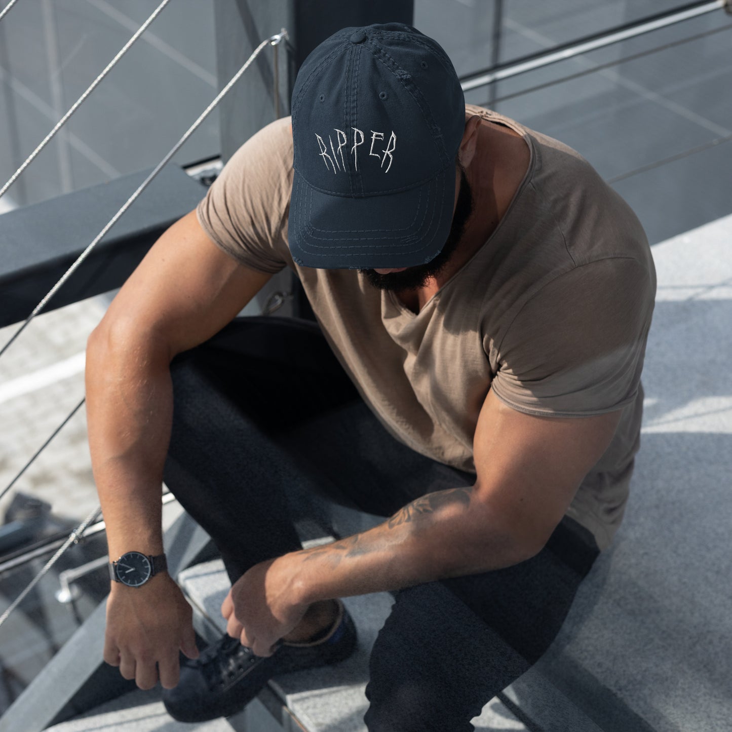 Ripper - Stitched Distressed Dad Hat